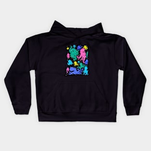 Octopusi pattern Kids Hoodie